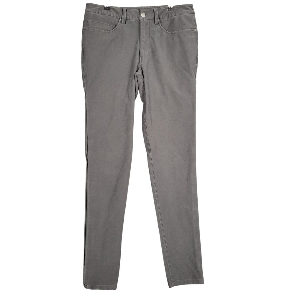 LULULEMON LM5AD0S ABC Skinny Fit Pant Mid Rise Travel Office Commute SIZE 32